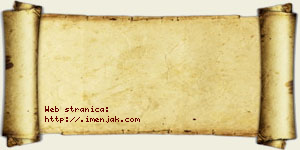 Dimitrije Jugović vizit kartica